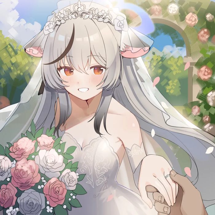        , Anime Art, Blue Archive, Sunohara Kokona,  , Animal Ears,   
