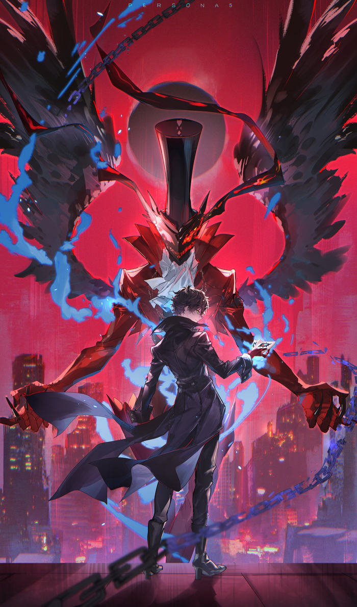    Anime Art, , , Persona, Persona 5, Ren amamiya