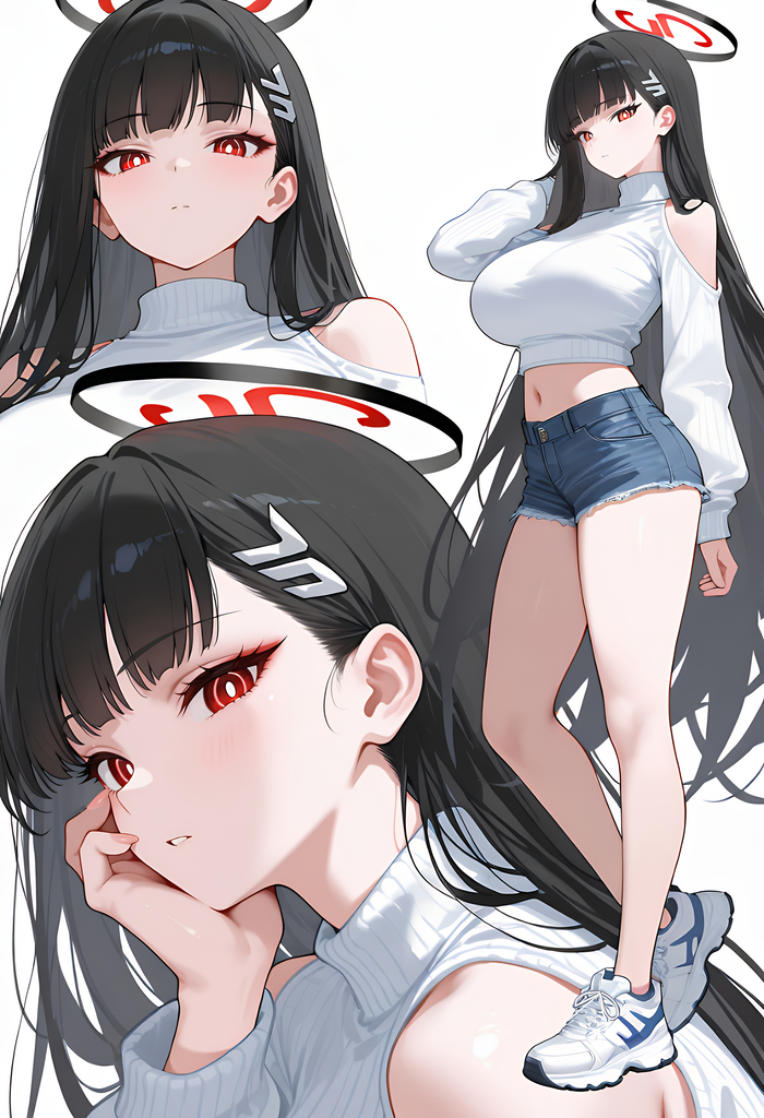 Rio Blue Archive, Tsukatsuki Rio, , , , , Anime Art,  