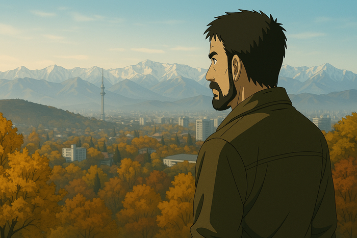 Делаю мангу по Алмате через ИИ - "Курьеры" - Пролог