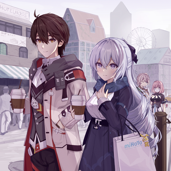   Anime Art, Pixiv, , Honkai Impact, Bronya Zaychik, 