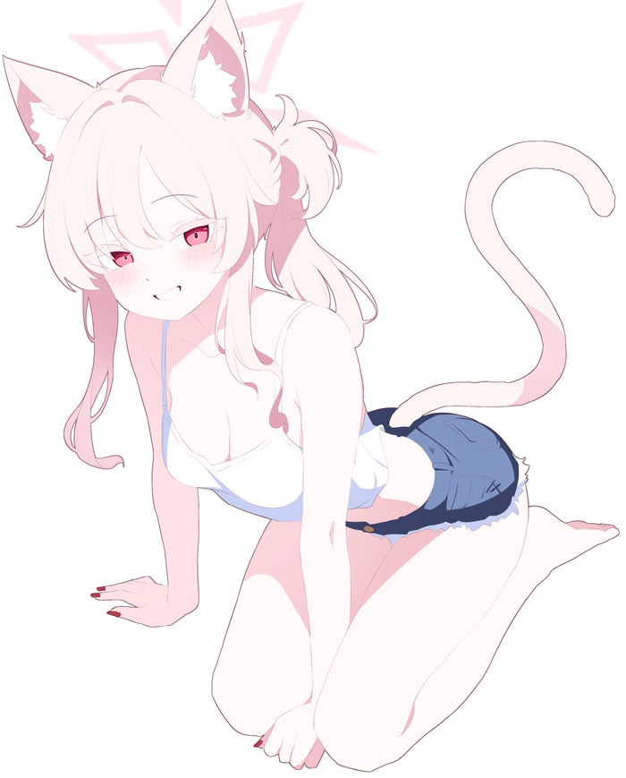 Akira Anime Art, , Blue Archive, Kiyosumi Akira, Austsue, Animal Ears, 