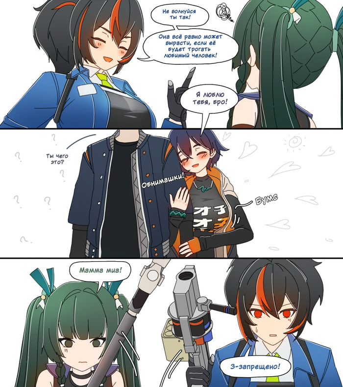   Telegram (), , Zenless Zone Zero, Wise (zzz), Belle (zzz), Zhu Yuan (zzz), Qingyi (zzz), Dorahdew