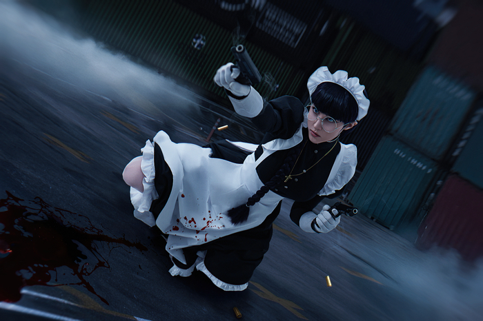 Roberta Black Lagoon cosplay , , , , , Roberta, Black Lagoon, , 