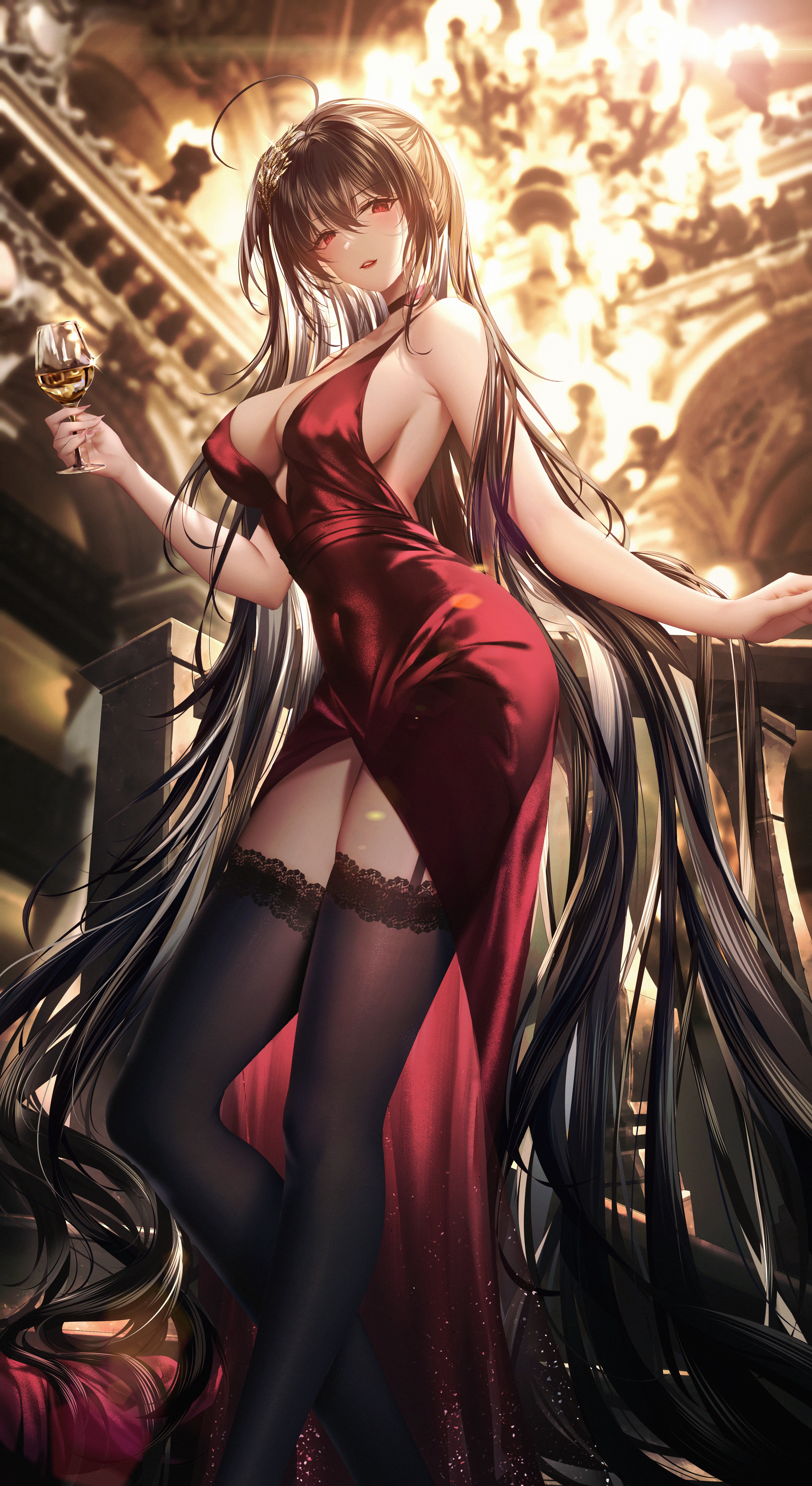Beautiful Taiho - Anime, Pixiv, Anime art, Taihou, Azur lane
