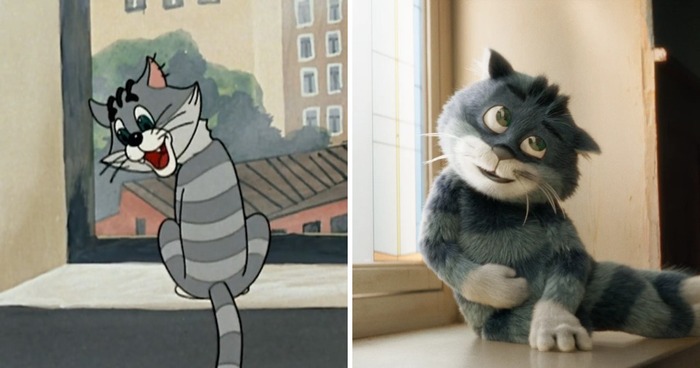 Озвучил Антон Табаков, сын Олега Табакова, который подарил голос оригинальному Матроскину.