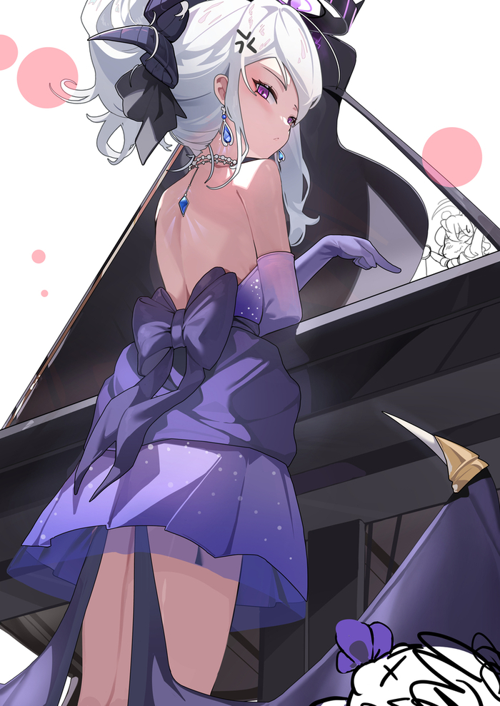  , Anime Art, Blue Archive, Sorasaki Hina, Amau Ako,   ,  