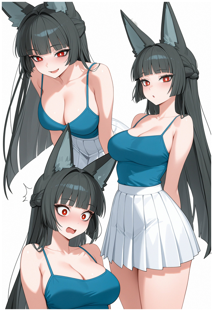  Zenless Zone Zero, Hoshimi Miyabi (zzz), , , , Anime Art, ,  , Animal Ears