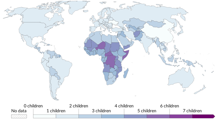 Коэффициент рождаемость, учитывая только тех детей, которые доживают до детородного возраста