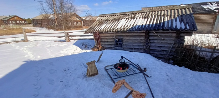 Чай по походному, на костре вкуснее