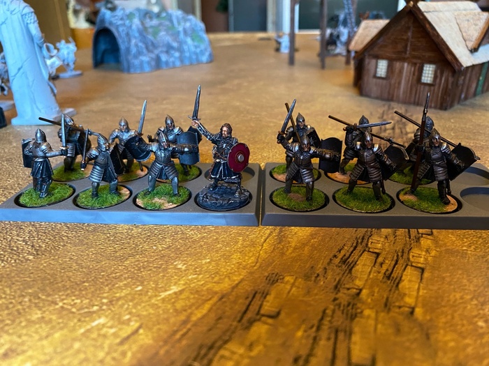 Отряды Гондора при полном параде.