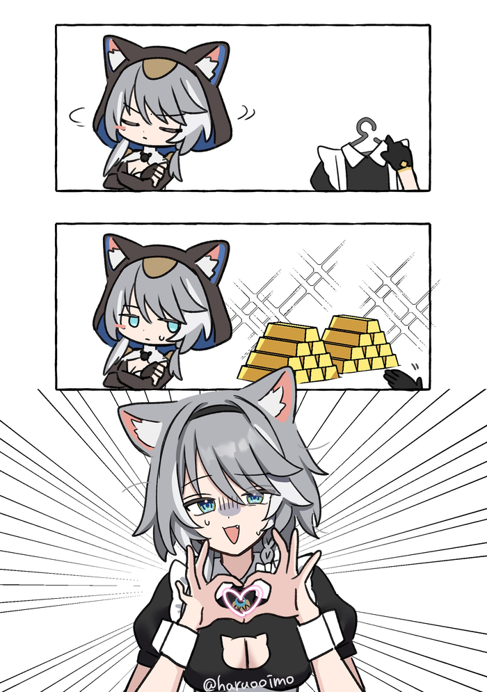 ? ,  .      ... Anime Art, Honkai: Star Rail, Cipher (Honkai: Star Rail), Animal Ears,  , 