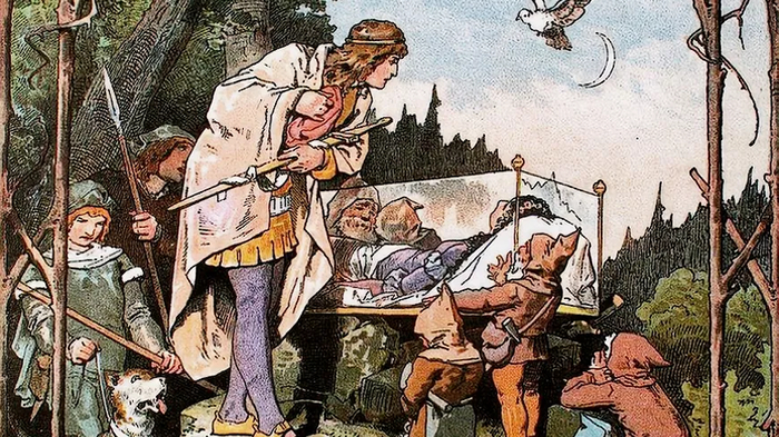 Иллюстрация к «Белоснежки» 1875 года