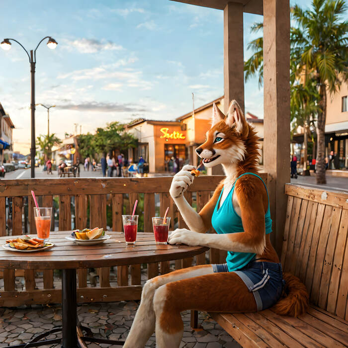    Wolfmks #1402 ,  , Furry Art, Stable diffusion 3