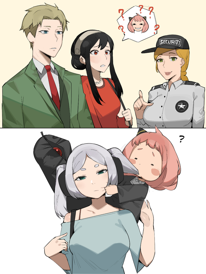  ! , Anime Art, Frieren, Yor Forger, Anya Forger, Loid Forger, Spy X Family, Sousou no Frieren, 