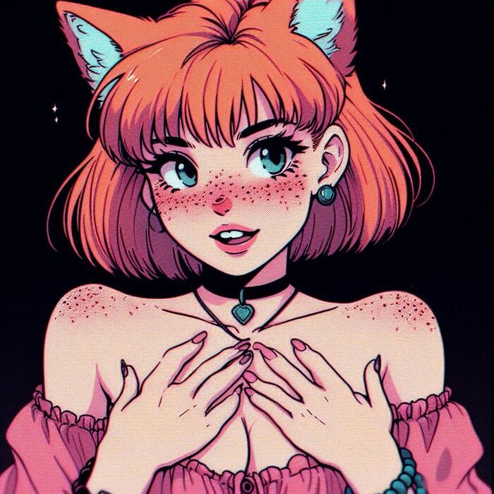     , , Anime Art, Animal Ears, , 