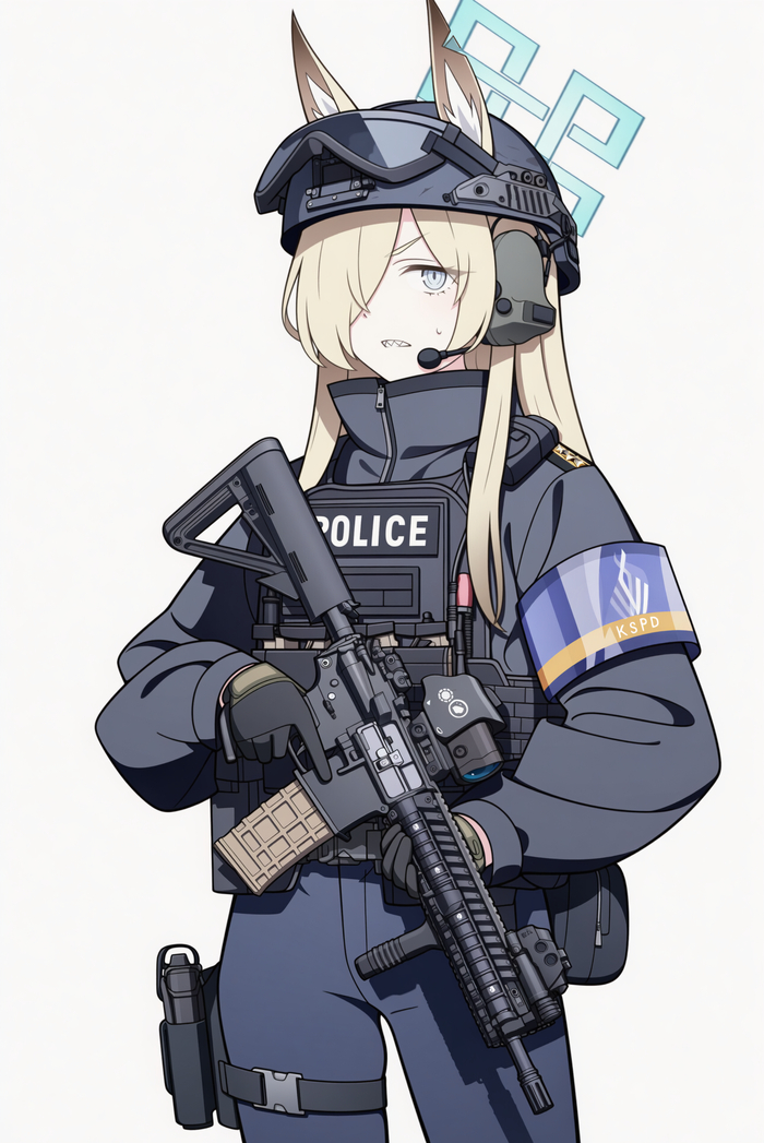 Kanna , Anime Art, Animal Ears,  , Blue Archive, Ogata Kanna