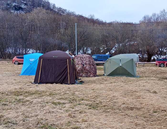 Вот наш небольшой лагерь.