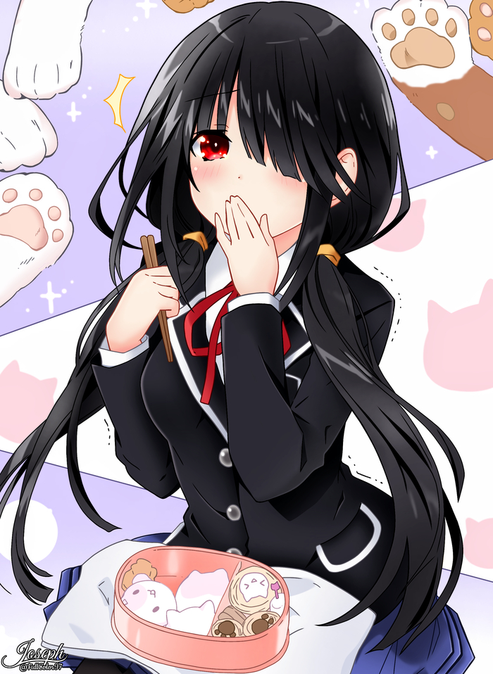  Anime Art, , Date a Live, Kurumi Tokisaki, Pixiv,  , 