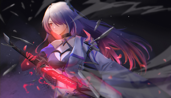  , Anime Art, Honkai: Star Rail, Pixiv, Acheron (Honkai: Star Rail)