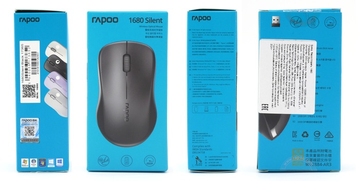    Rapoo 1680 Silent -    ,  , , , , 