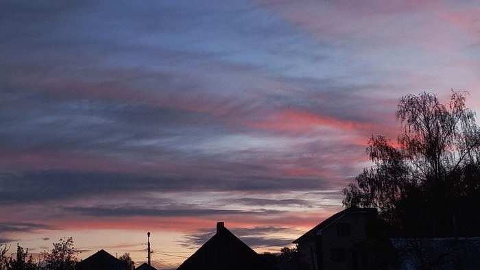 Полосатый закат