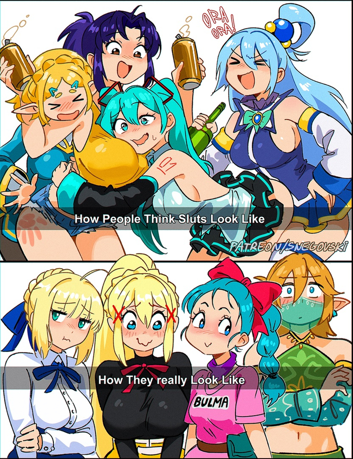    , Anime Art, Konosuba, Aqua, The Legend of Zelda, Link, Fate Grand Order, Artoria Pendragon, Hatsune Miku, Darkness, Misato Katsuragi, Evangelion, Bulma, Dragon Ball, , Snegovski,  ()