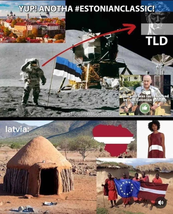Типичный мем из Эстонии...