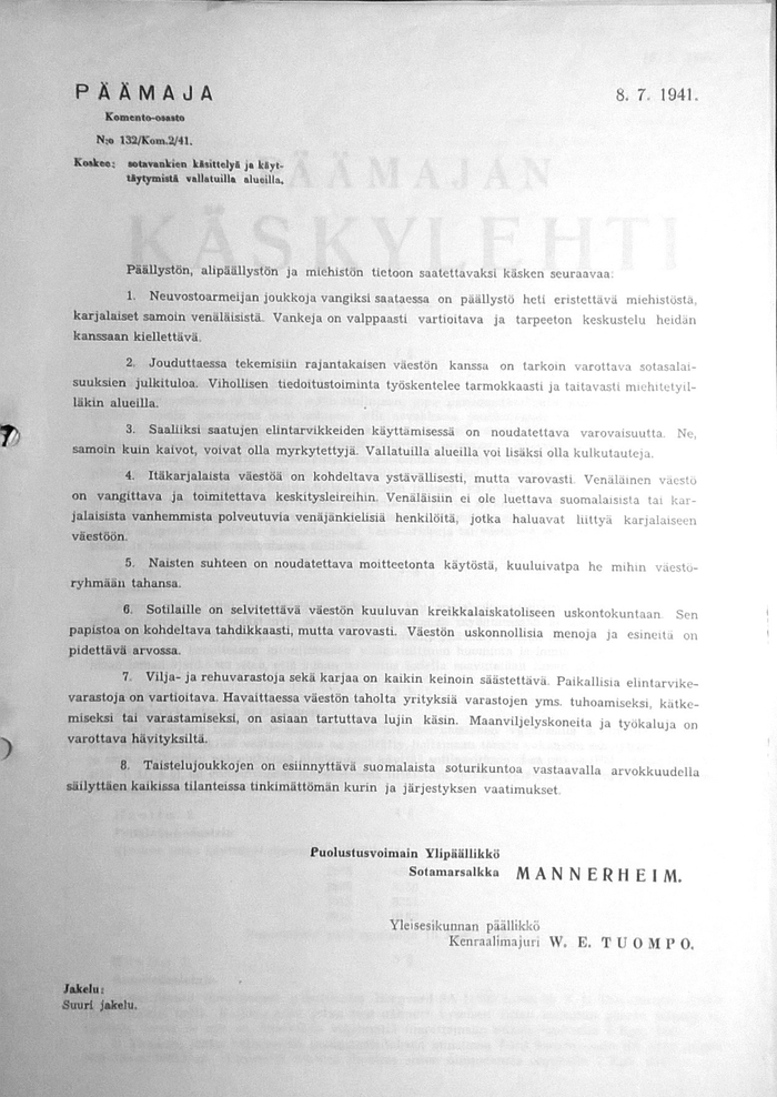   .   132       .8  1941 .  8.7.1941   132/Ko.2/41