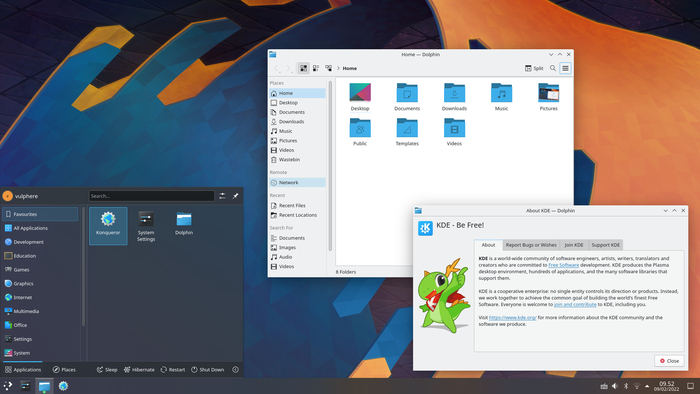 KDE vs Mate   Linux,  