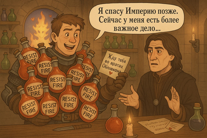 Когда твоя подруга — даэдрическая сущность, и у вас… горячие отношения