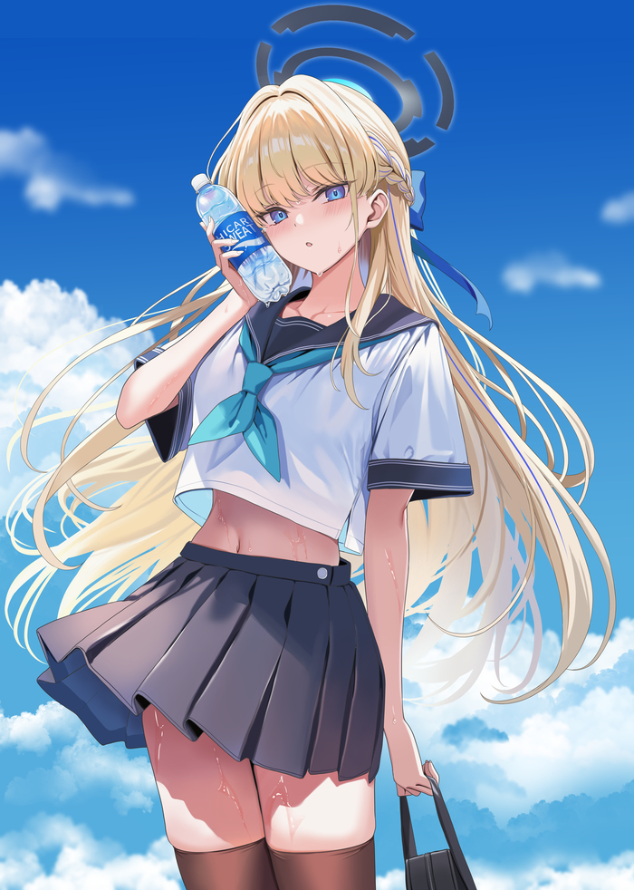 Asuma Toki #036 , Anime Art, Blue Archive, Asuma Toki, , , ,  , , , , 