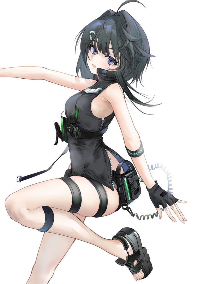 La Pluma Anime Art, , Arknights, La Pluma, Game Art, Pixiv