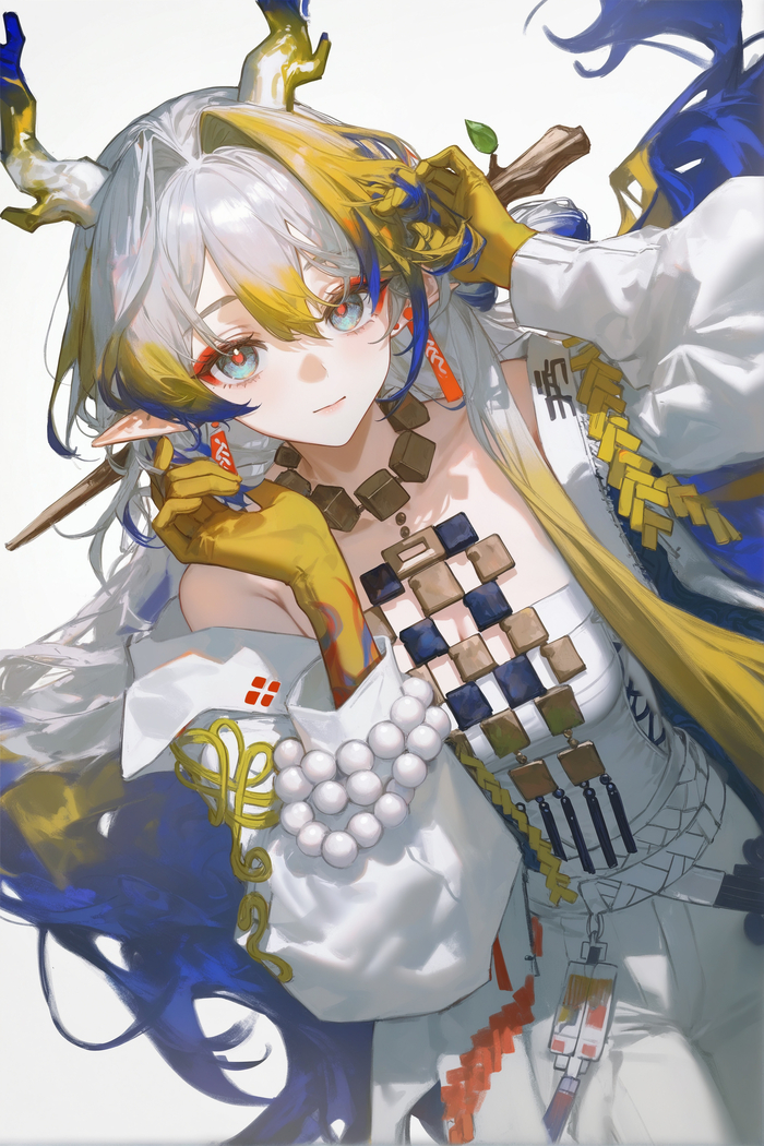 Shu Anime Art, , Arknights, Shu (Arknights),  ,   