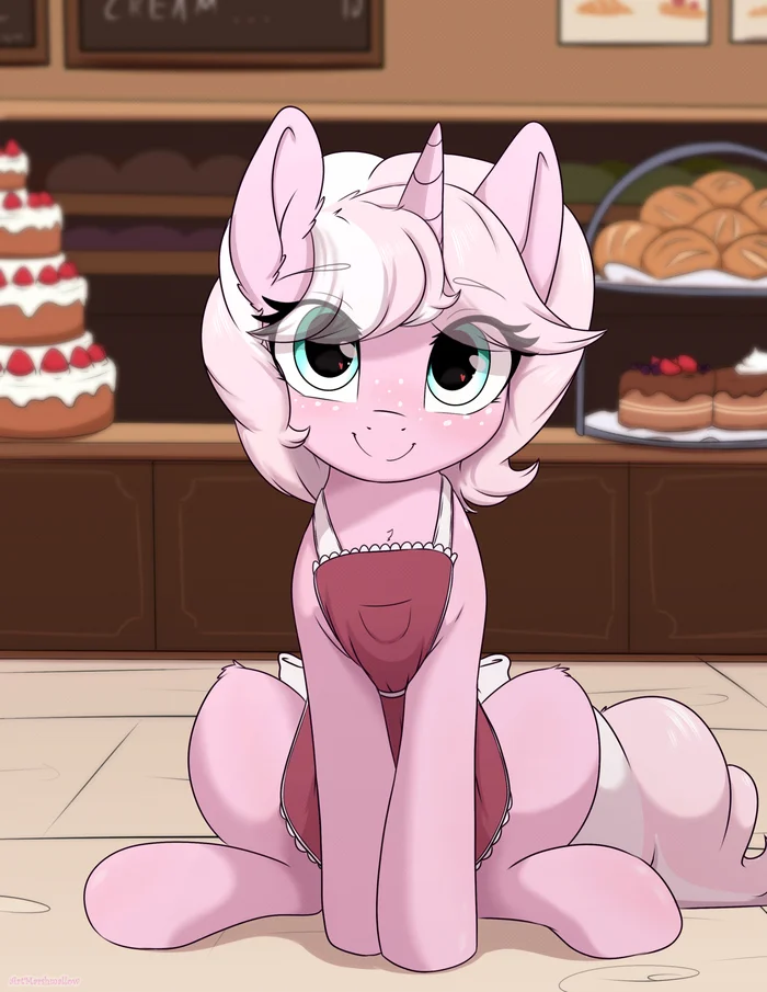 Marshmallow Fluff My Little Pony, Арт, Ponyart, Original Character
