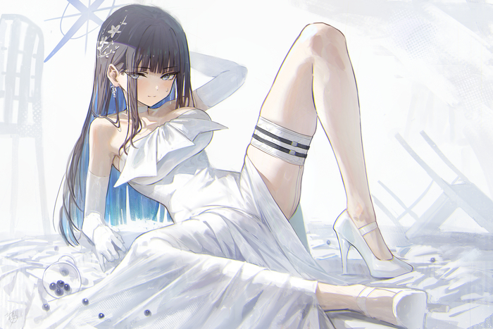 Saori Anime Art, , Blue Archive, Joumae Saori, Hidulume,    