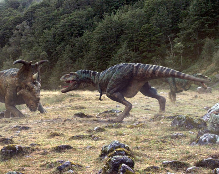 Кадр из фильма: Прогулки с динозаврами.