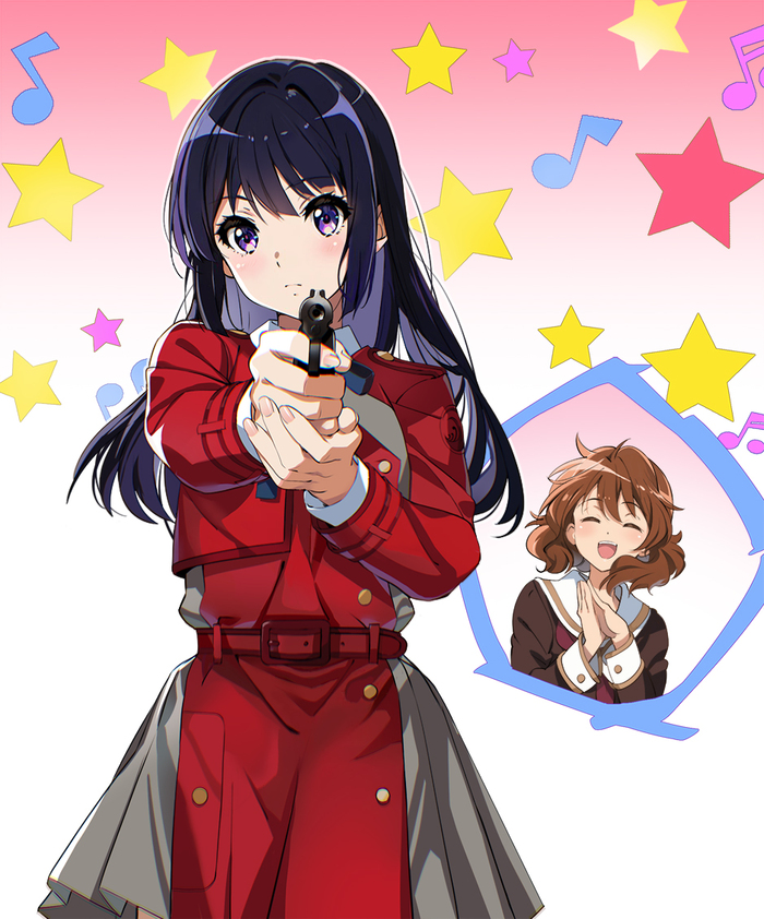  ! Anime Art, , Hibike! Euphonium, Kousaka Reina, , Lycoris Recoil, Pixiv, Kumiko Oumae