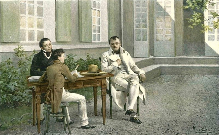 Наполеон на острове Святой Елены.