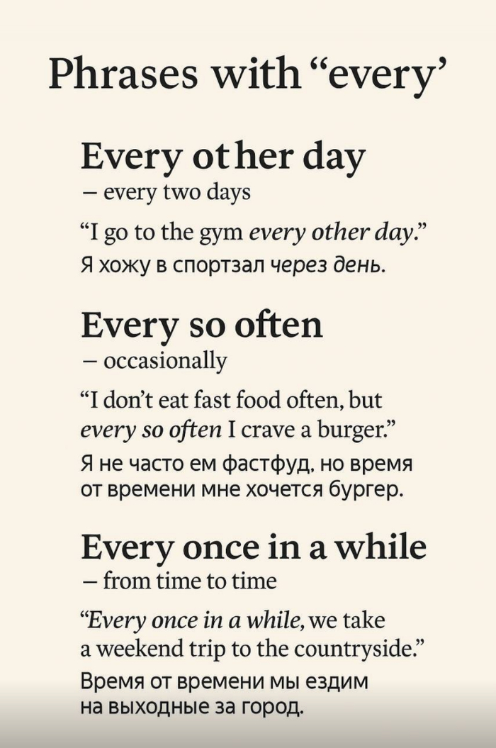 Как сказать "через день" на английском