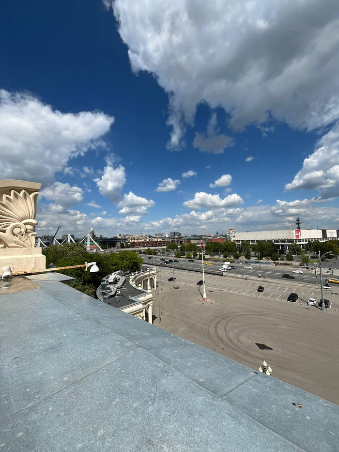 Вид на Храм Христа Спасителя, ЦДХ и Крымский мост