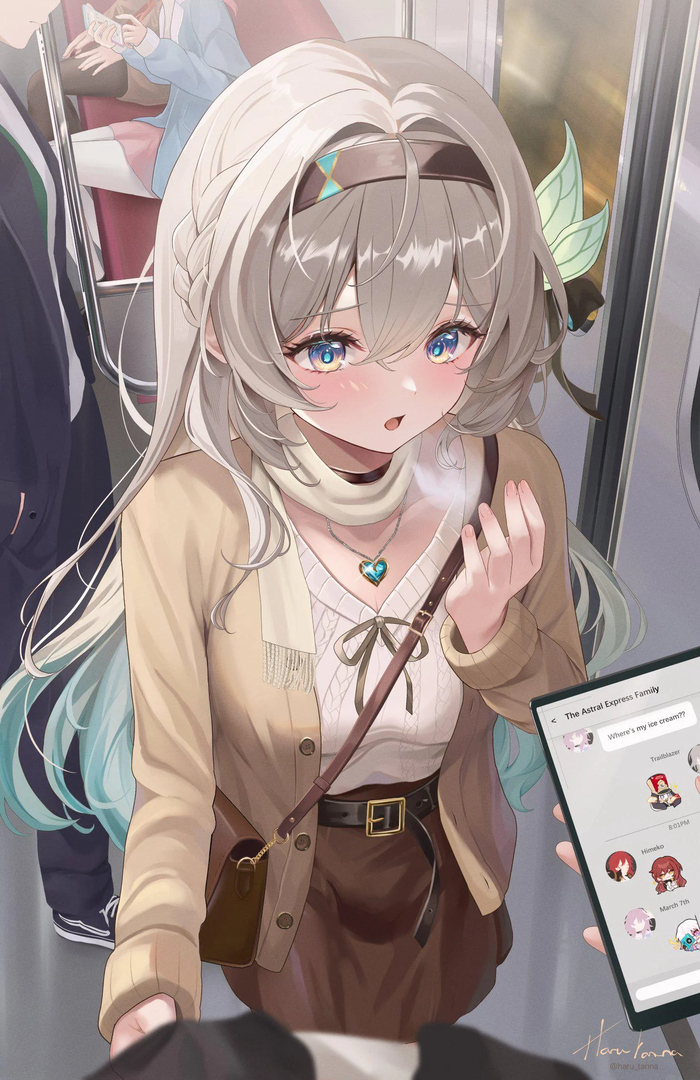 Firefly #008 , Anime Art, Honkai: Star Rail, Firefly (Honkai: Star Rail), ,  , ,  , 