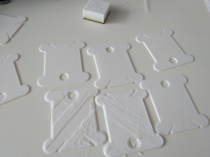 сразу после тестового кубика 24 шт бобинок