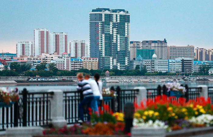 Граница Хабаровска и Китая