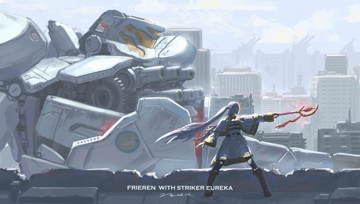    -  (, ) Frieren, , Anime Art, Pixiv, Sousou no Frieren,  , , ,   , 