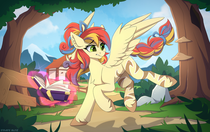    My Little Pony, Ponyart, Original Character, Strafe Blitz