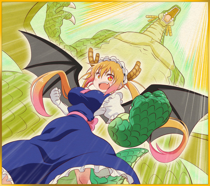 - , Anime Art, Kobayashi-san chi no maidragon, Tooru