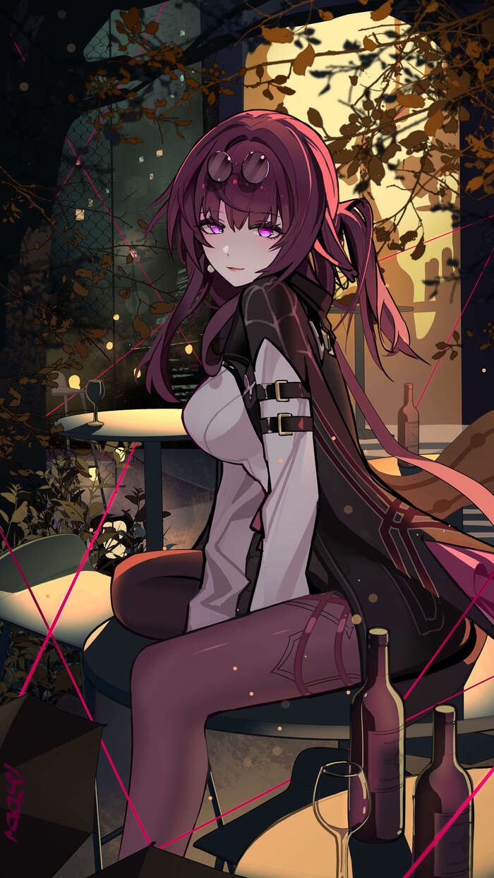 Kafka Honkai: Star Rail, Kafka (Honkai: Star Rail), Anime Art, 