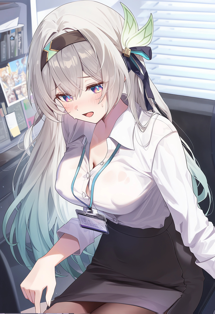  , Pixiv, Anime Art,  , Honkai: Star Rail, Firefly (Honkai: Star Rail), Office lady