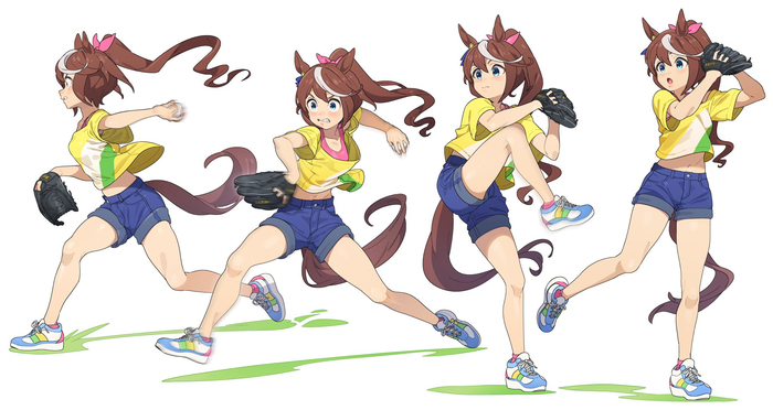   ",    ,    " , Anime Art, Uma Musume Pretty Derby, , Animal Ears, , , Tokai Teio,   